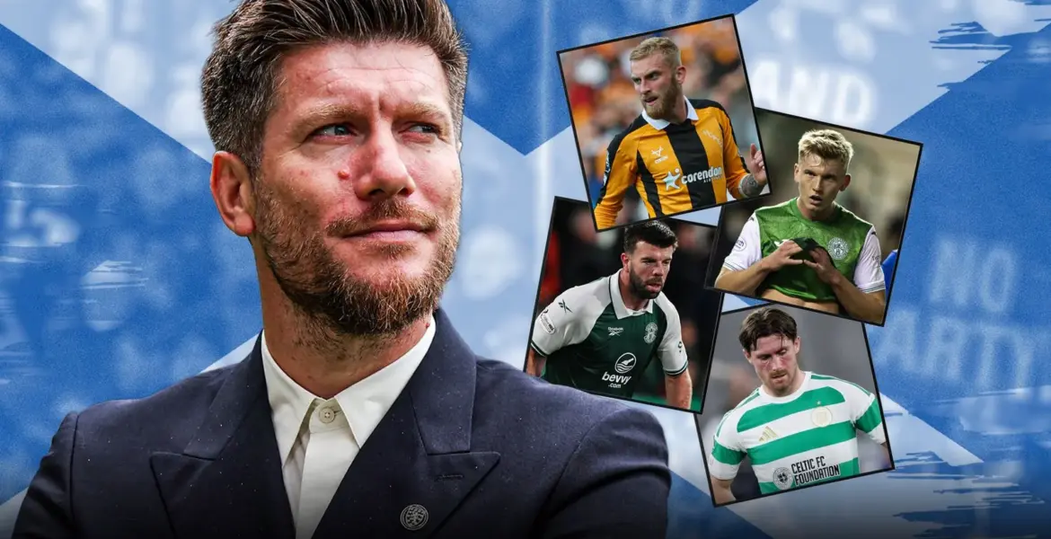 Scotland: Luke Graham & Robbie Ure in Pocognoli's first squad