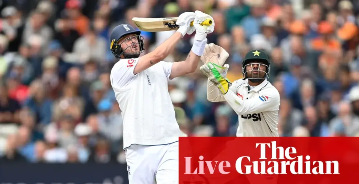 England v Pakistan: third men’s cricket Test, day two – live